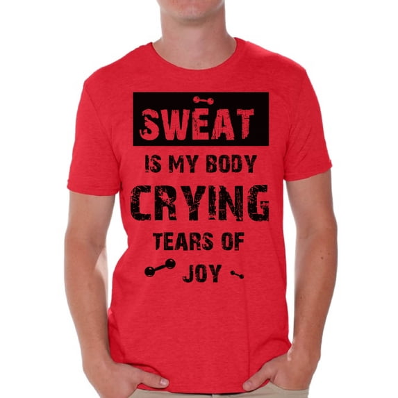 Funny Gym Shirts for Mens Sweat is My Body Black Men T-Shirt Workout Theme Mens Gym Clothing Men T-Shirt Bodybuilding Motivation T Shirts