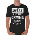 thumbnail image 1 of Funny Gym Shirts for Mens Sweat is My Body White Men T-Shirt Workout Theme Mens Gym Clothing Men T-Shirt Bodybuilding Motivation T Shirts, 1 of 4