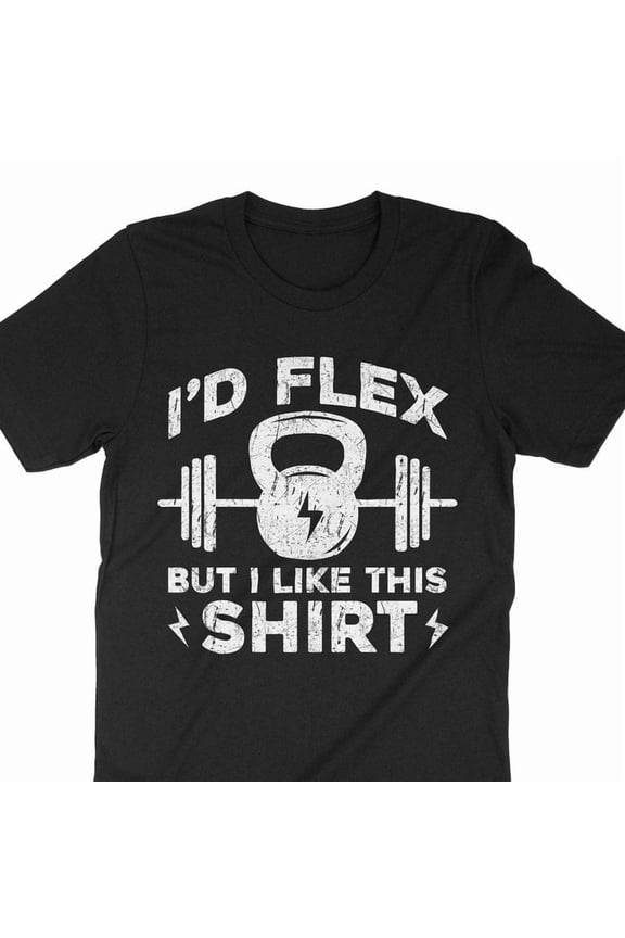 Funny Gym Workout Gift Muscle Flex Humor Bodybuilding Art Graphic Tee,for unisex up to size 5XL