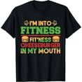 thumbnail image 1 of Funny Gym Workout I'm Into Fitness Cheeseburger T-Shirt, 1 of 3