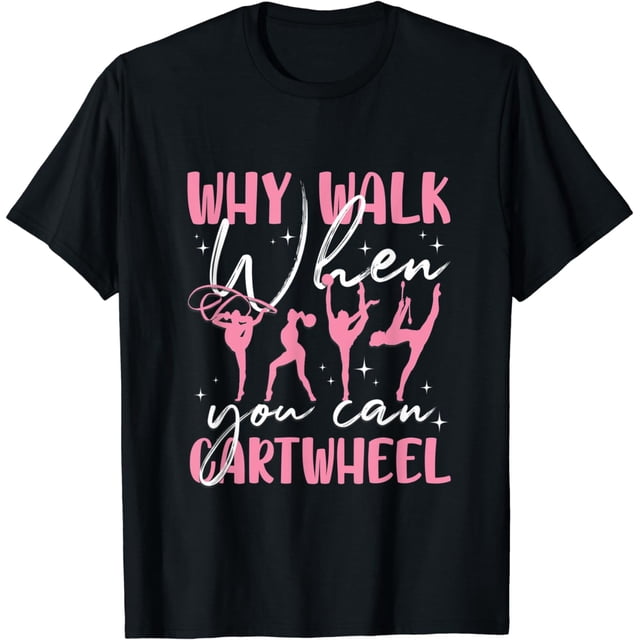 Funny Gymnastics Gymnast Gift For Girls Women Cool Cartwheel TShirt