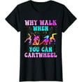 thumbnail image 1 of Funny Gymnastics Gymnast Gifts For Girl Women Cool Cartwheel T-Shirt, 1 of 3