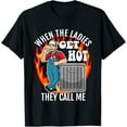thumbnail image 1 of Funny HVAC Technician Air Conditioning Engineer Tech T-Shirt, 1 of 5