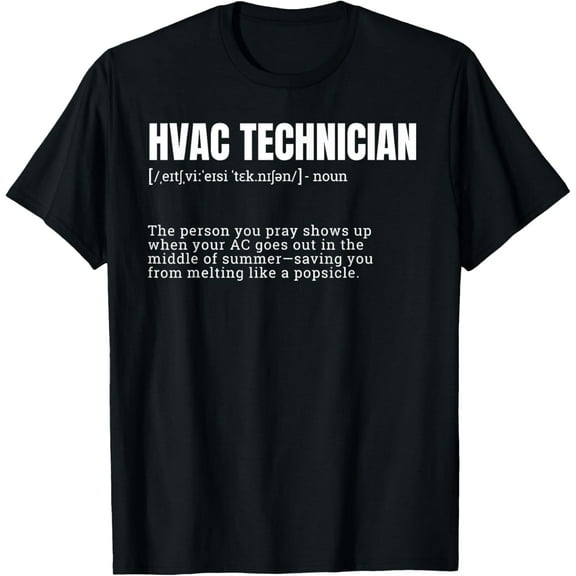 Funny HVAC Technician Dictionary Definition T-Shirt