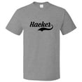 thumbnail image 1 of Funny Hacker Retro Old School T shirt Tee Gift, 1 of 2