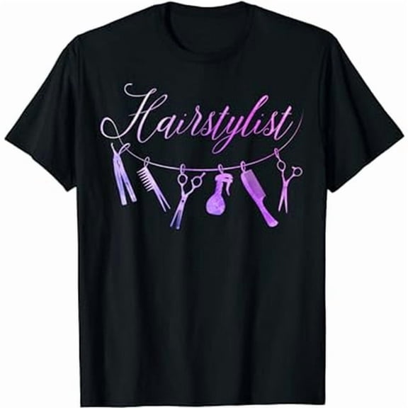 Funny Hair Stylist Graphic T-Shirt for Men and Women Soft Cotton
