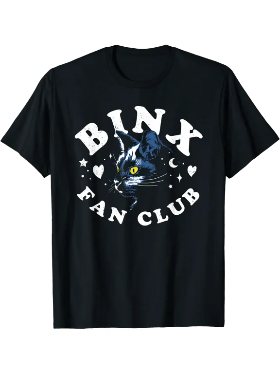 Funny Halloween Binx Black Cat Fan Club T-Shirt
