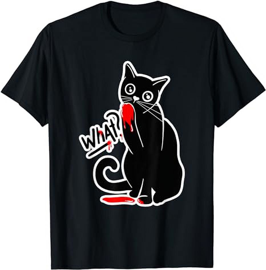 Adesivo murale - Gatto nero con topo 2 Adesivo murale - Gatto nero con topo 2