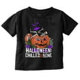 thumbnail image 1 of Funny Halloween Chilled to the Bone Toddler Boy Girl T Shirt Infant Toddler Brisco Brands 6M, 1 of 1
