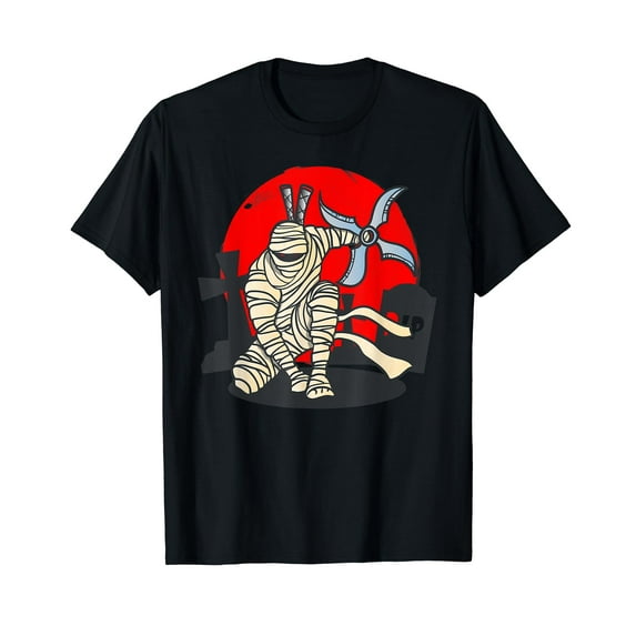 Funny Halloween Costume Ninja Mummy Ninja Funny Soldier Gift T-Shirt