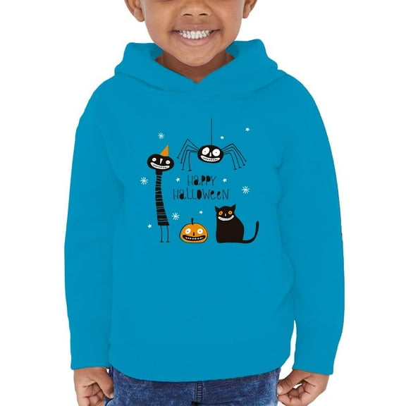 Funny Halloween Doodles Hoodie Toddler -Image by Shutterstock,  4 Toddler