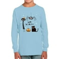 thumbnail image 1 of Funny Halloween Doodles Long Sleeve Toddler -Image by Shutterstock,  4 Toddler, 1 of 4