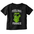 thumbnail image 1 of Funny Halloween Feeling Frankie Toddler Boy Girl T Shirt Infant Toddler Brisco Brands 6M, 1 of 1