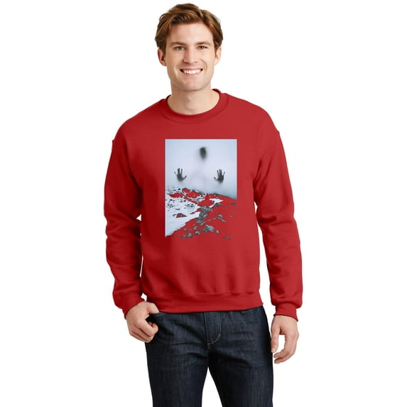 Funny Halloween Ghost Graphic Tee, Simple Minimalist Phantom - Trending Now SW18085 Unisex Sweatshirt, Up to Size 5XL