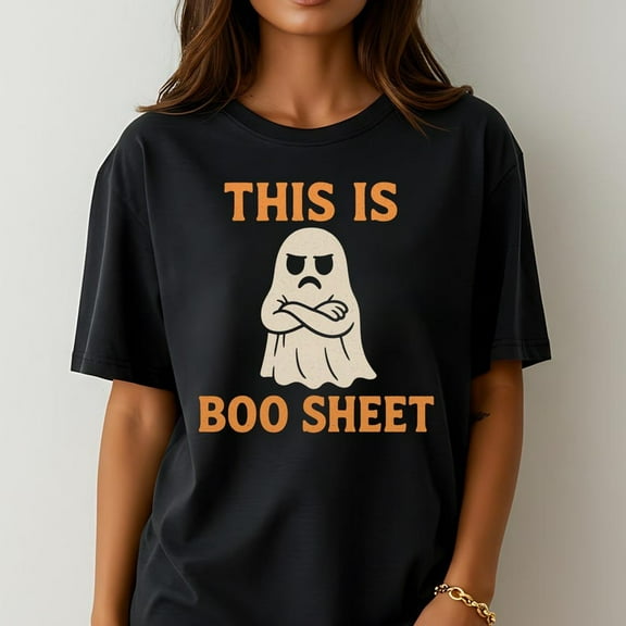 Funny Halloween Ghost Shirt, This Is Boo Sheet T Shirt, Spooky Season Shirt, Ghost Costume Shirt, Sarcastic Halloween Tee