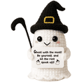 thumbnail image 1 of Funny Halloween Gifts for Friends - Emotional Support Crochet with Card - Best Friend Birthday Gifts for Women Friendship Friends BFF Besties, Birthday Gift for Friend, Crochet Positive Animals_1pc, 1 of 7
