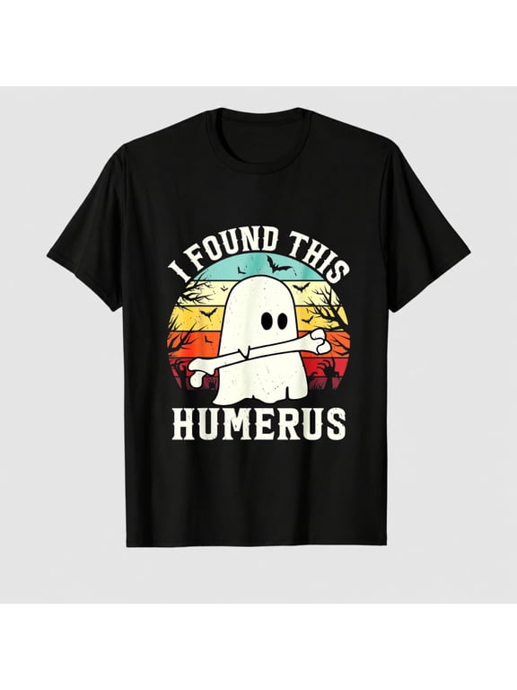 Funny Halloween I Found This Humerus Ghost Bone Halloween T-Shirt