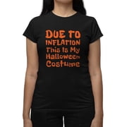 Funny Halloween Inflation Costume Graphic - Women's T-shirt
