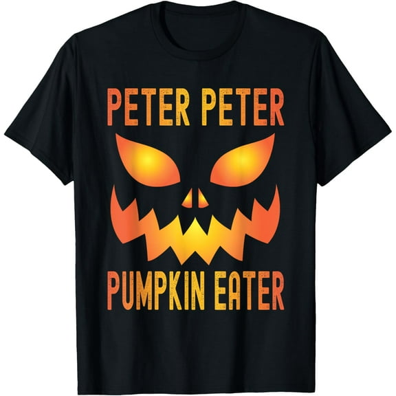 Funny Halloween Matching Costume Peter Pumpkin Eater T-Shirt