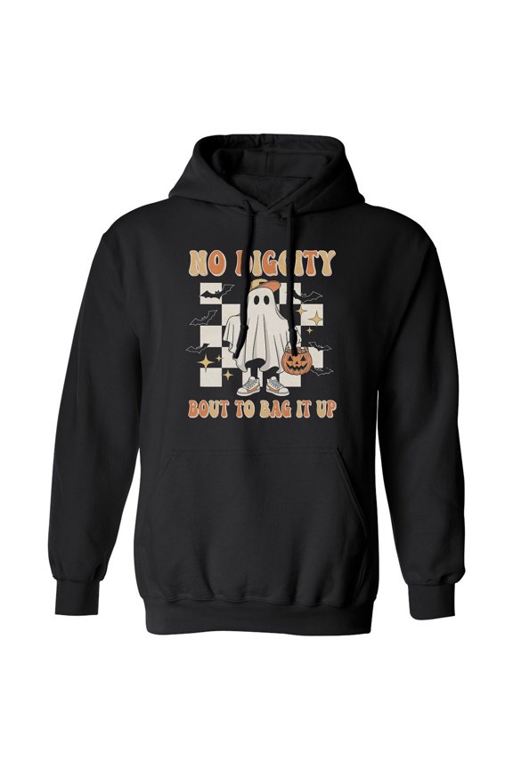 Funny Halloween No Diggity - Bout To Bag it up Design Unisex Hooded Sweatshirt