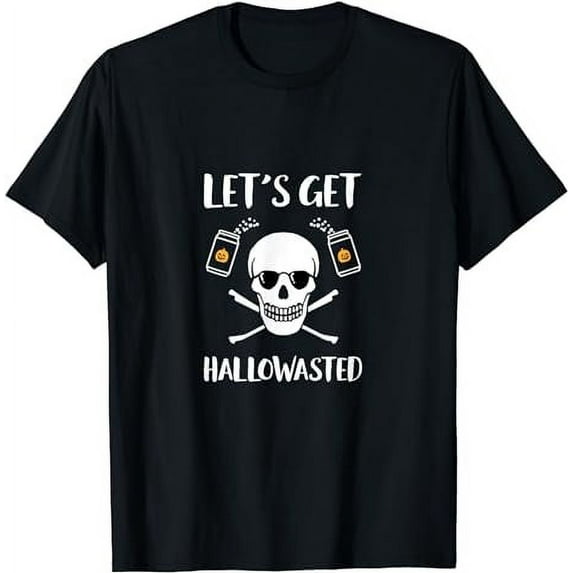Funny Halloween Party Let's Get Hallowasted T-Shirt