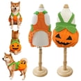 thumbnail image 1 of Funny Halloween Pumpkin Sling‑Style Pet Costume, Cosplay Outfit for Small Medium Dogs & Cats Holiday Party Wear, 1 of 9