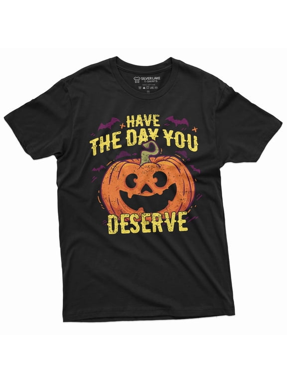 Funny Halloween Shirt Have The Day You Deserve Shirt Halloween Pumpkin Tee Scary Pumpkin Shirt