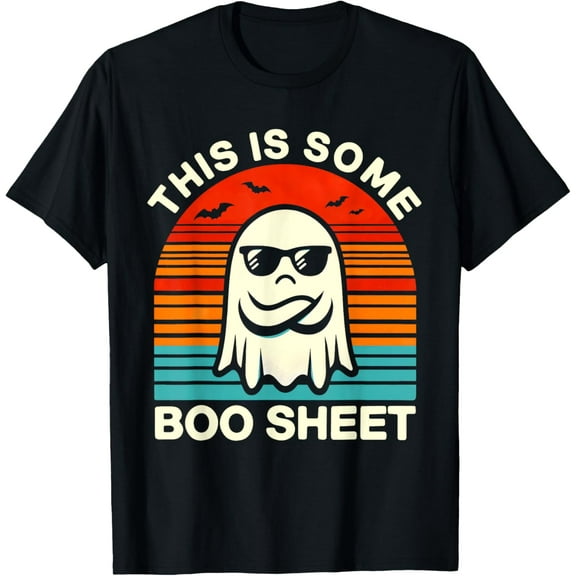 Funny Halloween Shirts For Men Women This Is Some Boo Sheet T-Shirt