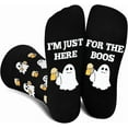 thumbnail image 1 of Funny Halloween Socks for Men Women Teen Boys- Ghost Spooky Fun Novelty Cute Crazy Funky Dress Crew Cool Sock - Halloween Gifts Stockings Costumes Gifts, 1 of 7
