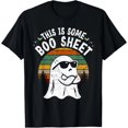 thumbnail image 1 of Funny Halloween This Is Some Boo Sheet Ghost Retro Halloween T-Shirt, 1 of 4