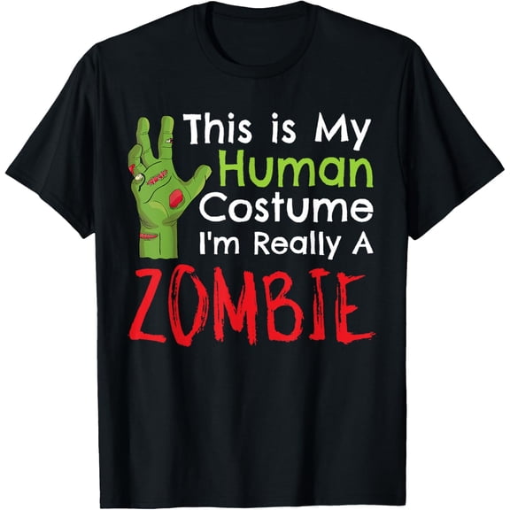 Funny Halloween Zombie Costume T-Shirt