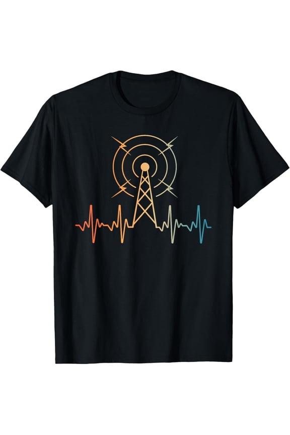 Funny Ham Radio Art For Men Women Ham Operator Amateur Radio T-Shirt