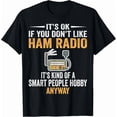 thumbnail image 1 of Funny Ham Radio Operator T-Shirt Retro Amateur Radio Gift for Men Women Smart People Hobby Graphic Tee, 1 of 6