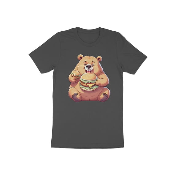 Funny Hamburger Burger Food Lover Foodie Teddy Bear Gift T-Shirt Hamburger Foodie Bear Birthday Holiday Presents Tshirt