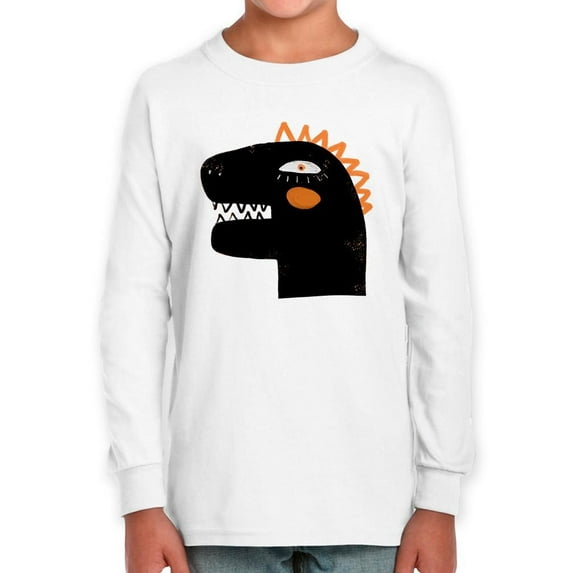 Funny Hand Drawn Dragon Long Sleeve Toddler -Image by Shutterstock, 4 Toddler