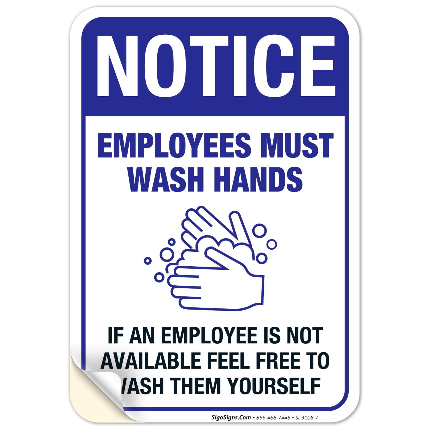 funny-hand-washing-sign-employees-must-wash-hands-sign-10x7-vinyl-sticker-walmart-com for Employees Must Wash Hands Sign Printable Free Funny Hand Washing Sign, Employees Must Wash Hands Sign, 10x7 Vinyl Sticker - Walmart.com for Employees Must Wash Hands Sign Printable Free