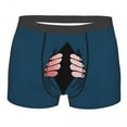 Funny Hands Grabbing Underwear Male Sexy Printed Custom Cartoon Humor