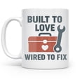 thumbnail image 1 of Handy Man 11 oz Coffee Mug - Heartfelt Gift for Dads White Ceramic, 1 of 7