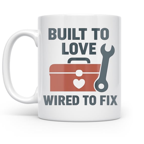 Handy Man 11 oz Coffee Mug - Heartfelt Gift for Dads White Ceramic
