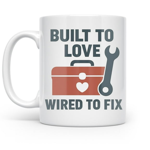 Handy Man 11 oz Coffee Mug - Heartfelt Gift for Dads White Ceramic