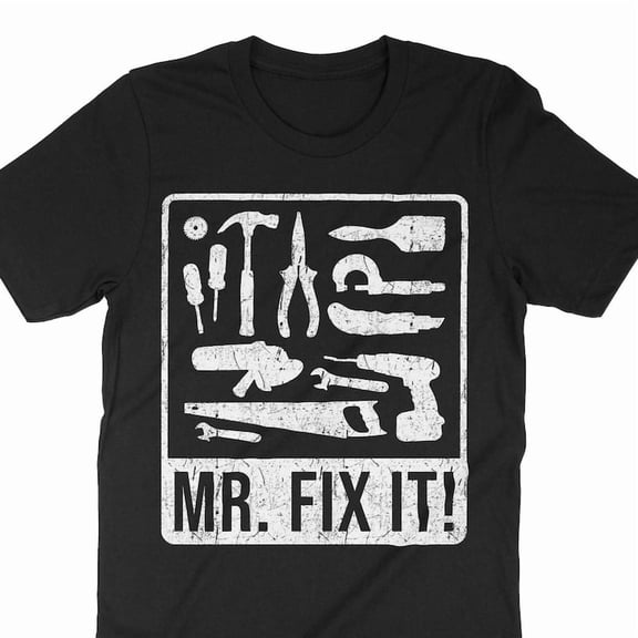 Funny Handyman Construction Worker Mechanic Repair Tool Graphic T Shirt,for unisex up to size 5XL