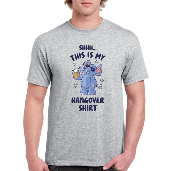 Funny Hangover Shirt T-Shirt Men -Smartprints Designs, Male Small