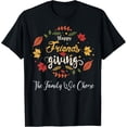 thumbnail image 1 of Funny Happy Friendsgiving Turkey Friends Giving Mens T-Shirt, 1 of 7