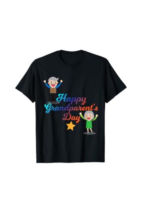 Funny Happy Grand Parents Day For Grandpa Grandma T-Shirt