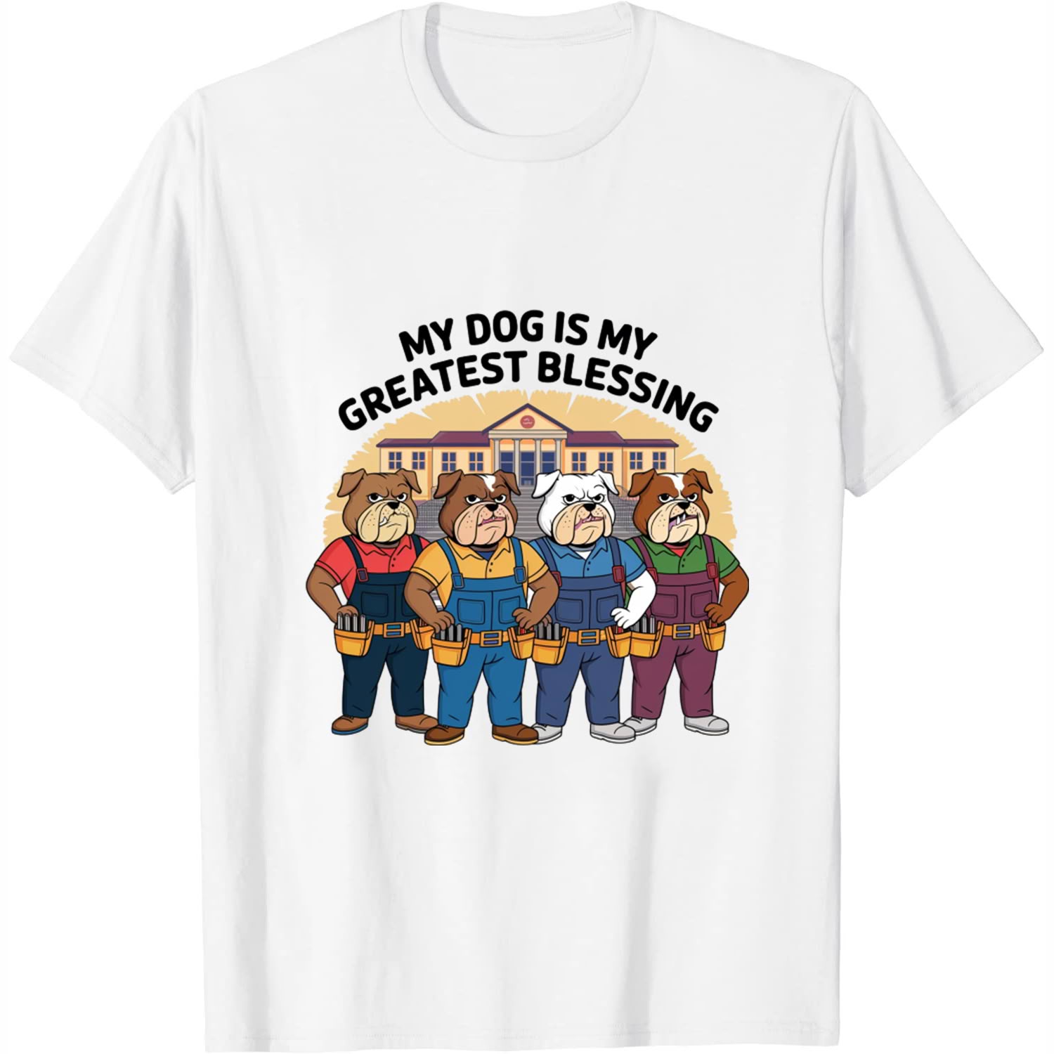 Funny Happy Halloween Costume My Dog is My Greatest Blessing TShirt