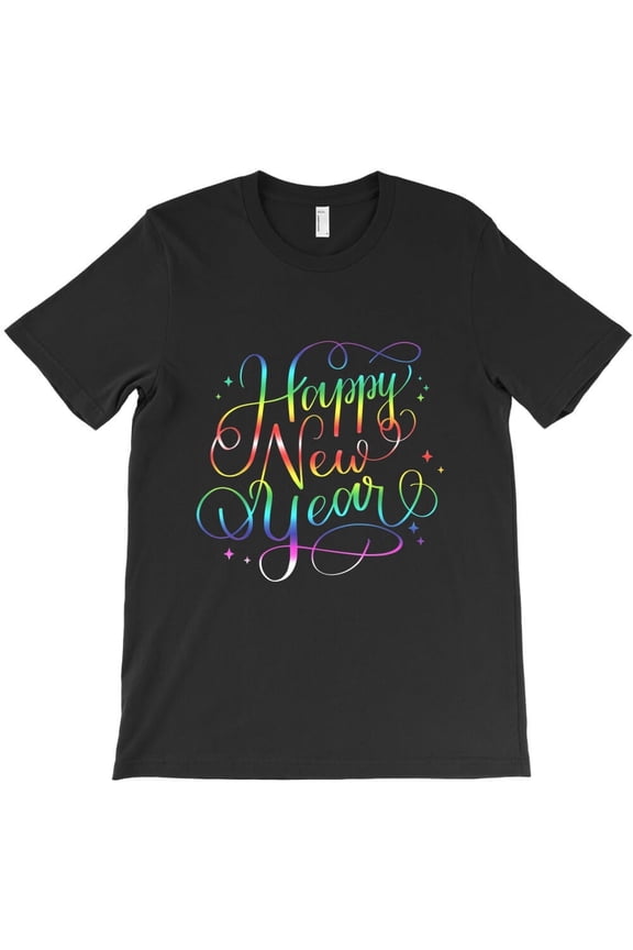 Funny Happy New Year Eve Party Countdown Celebration Holiday Graphic H13392 T-Shirt, for Men and Women, Up to Size 5XL