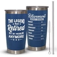 thumbnail image 1 of Funny Happy Retirement Gifts for Men 2024 Coworker, Retired Gifts for Men, Best Cool Retirement Gifts, 20 oz Navy Tumbler Cup, 1 of 6