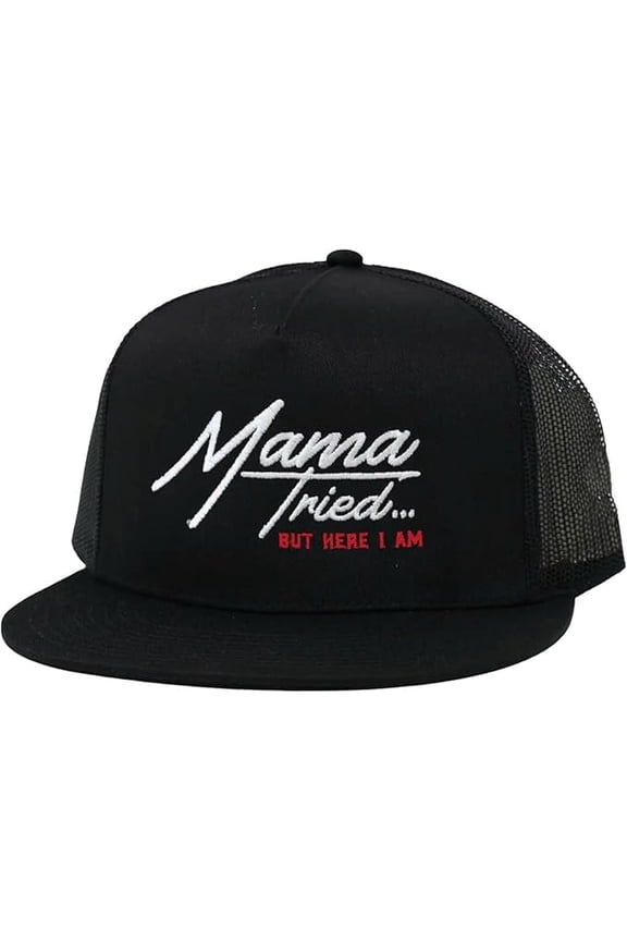 Funny Hat for Mom, Vintage Embroidery Two-Tone Women's Baseball Cap, mom Life Stuff, Gift for Her