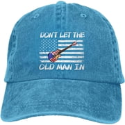 Funny Hats for Men Don't Let The Old Man in Running Caps for Womens Golf Cap Breathable Old Man Cool Hat