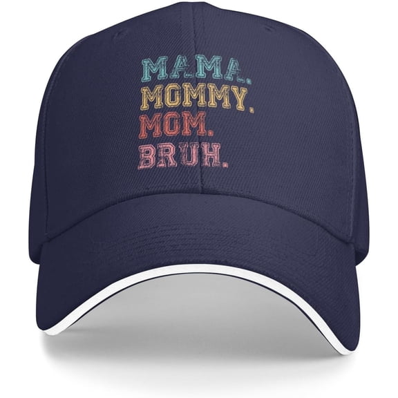 Funny Hats for Men Mothers Day Ball Cap for Men's Mama Mommy Mom Bruh Beach Baseball Hat